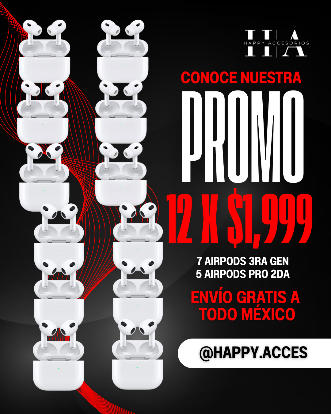 Paquete AirPods 2,000