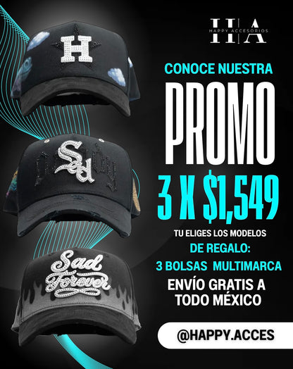 Paquete 3 Gorras