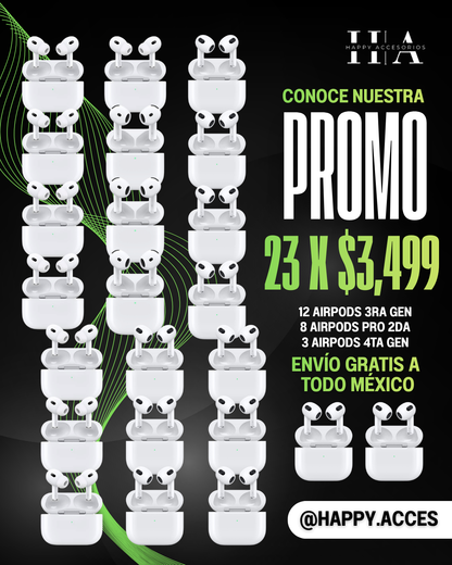 Paquete AirPods 3,500