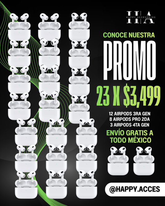 Paquete AirPods 3,500
