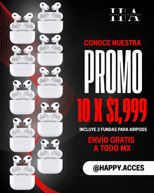 Paquete 10 AirPods