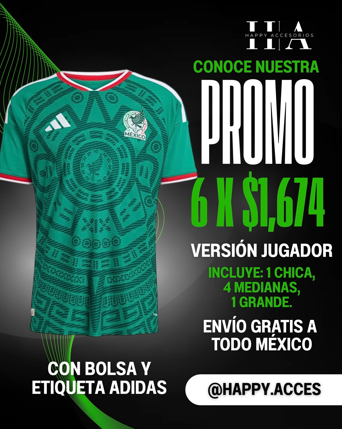 Paquete 6 Playeras