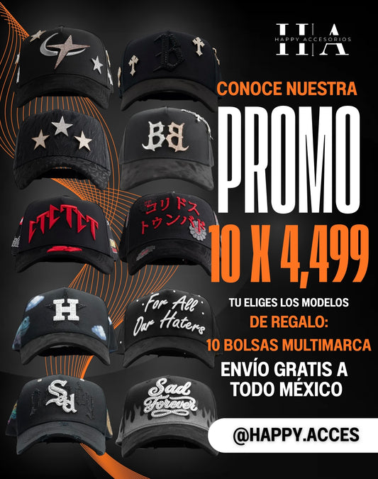 Paquete 10 Gorras