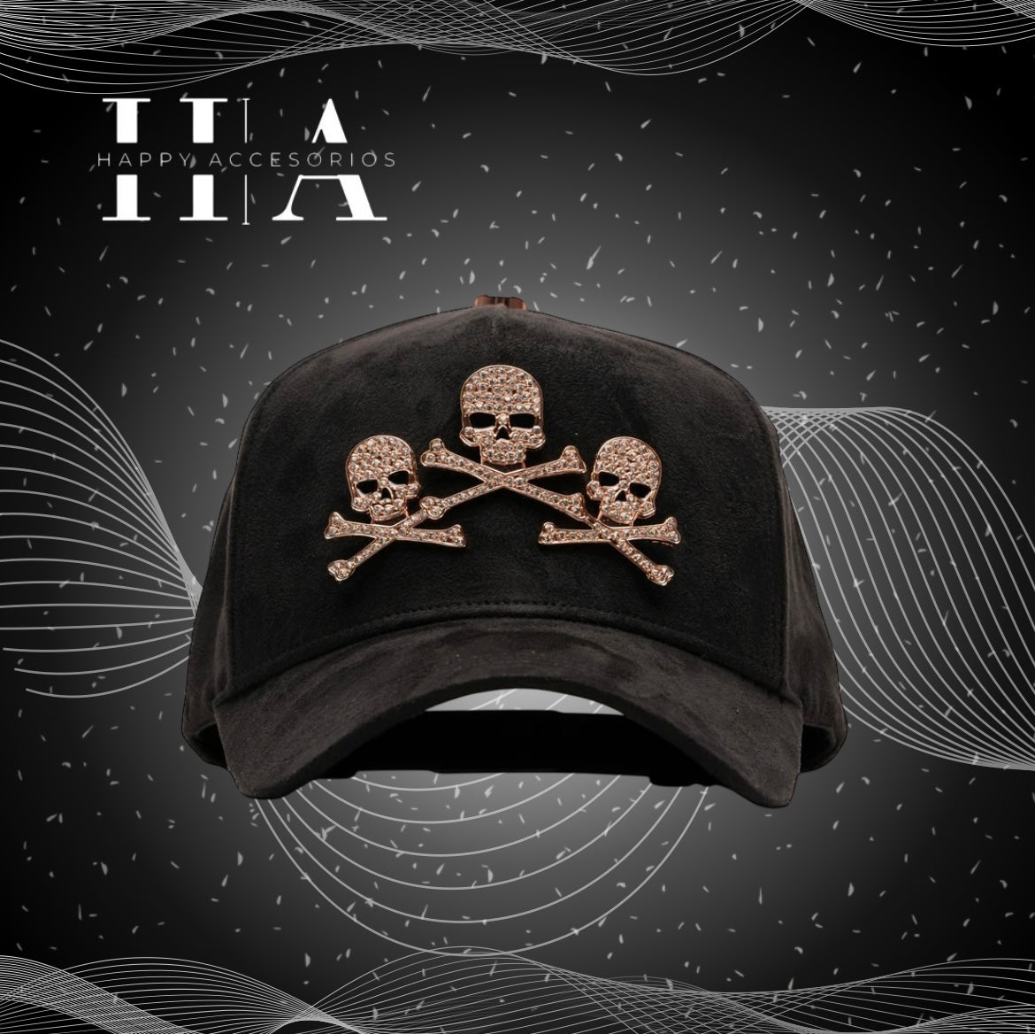 “Skull Rose Gold” Barbas