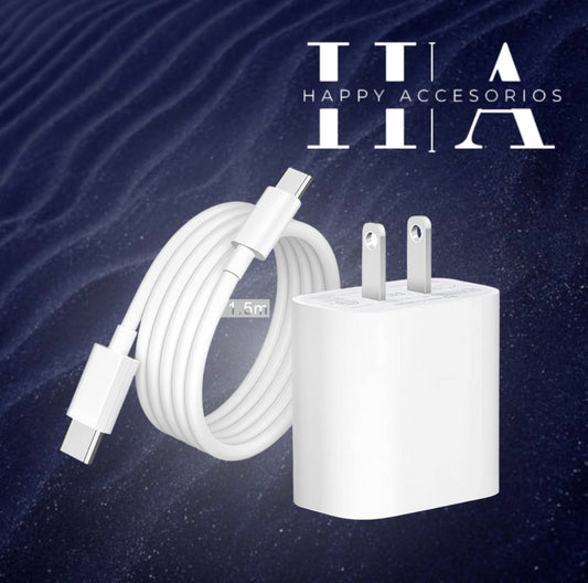 Cargador (cubo y cable C)