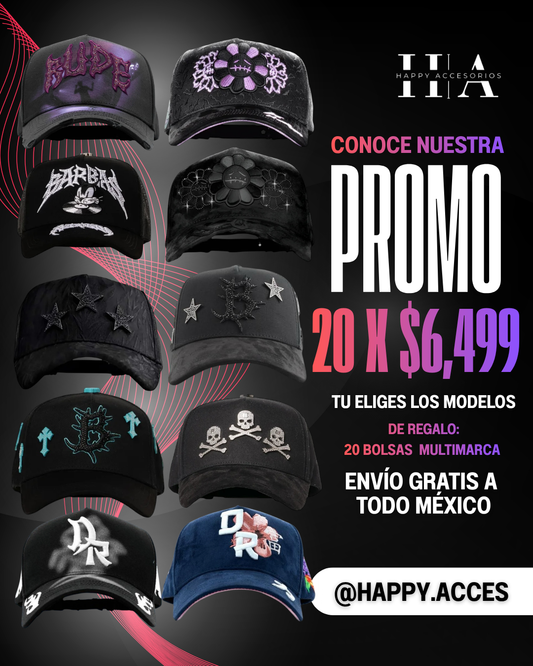 Paquete 20 Gorras