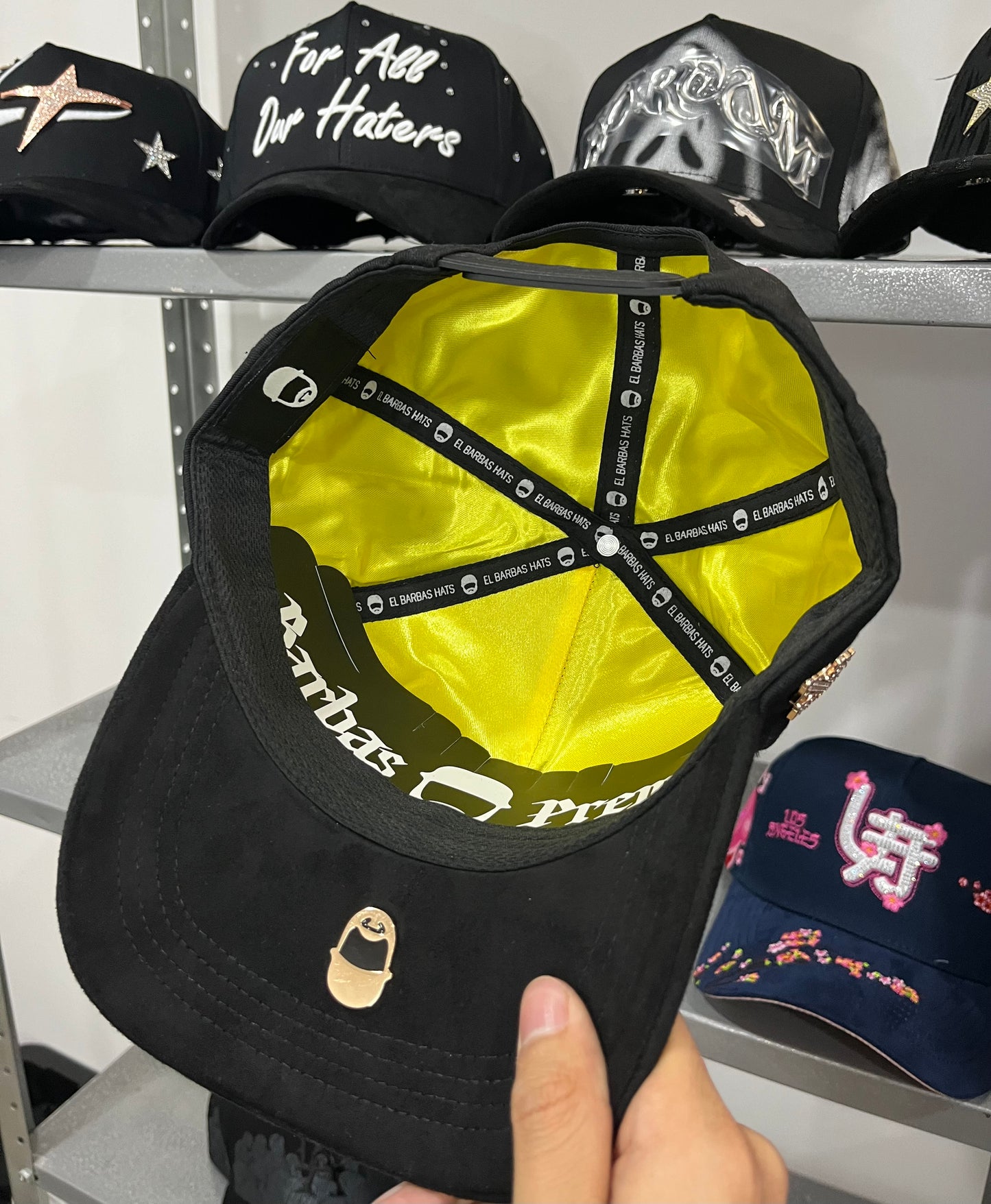 "B Chrome" Barbas Hats