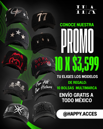 Paquete 10 Gorras